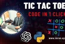 Build Tic Tac Toe Game using Python Code with the Help of ChatGPT