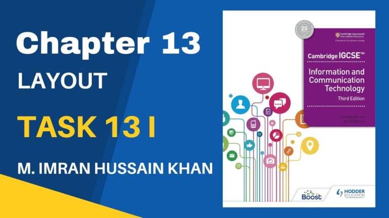 O Level Lessons Chapter 13 How to Solve the Task 13 i of Hodder 3rd Edition Book.