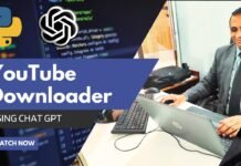 YouTube Downloader code in Python, Tkinter using ChatGPT