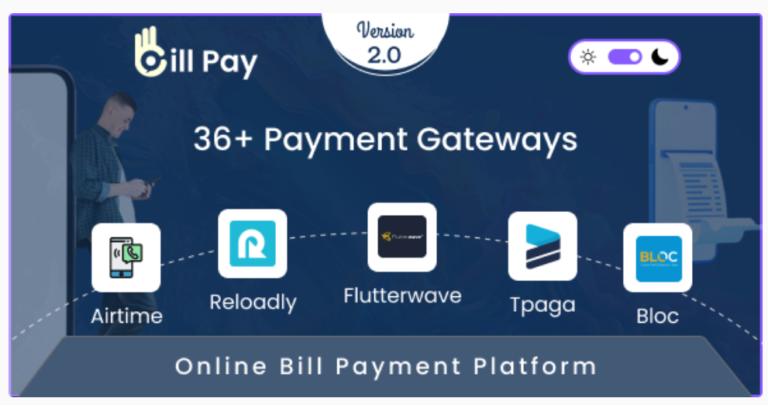 BillPay v2.0 – Topup, Recharge and Utility Bill Payment Solution