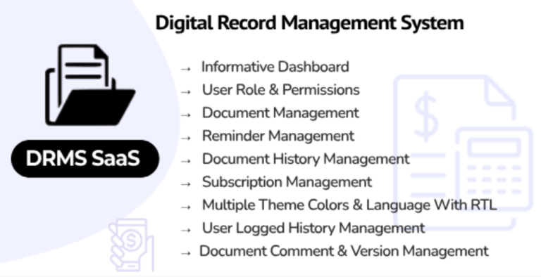 DRMS SaaS v1.8 – Digital Record Management System