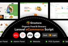 GroStore v4.4.1 – Food & Grocery Laravel eCommerce with Admin Dashboard