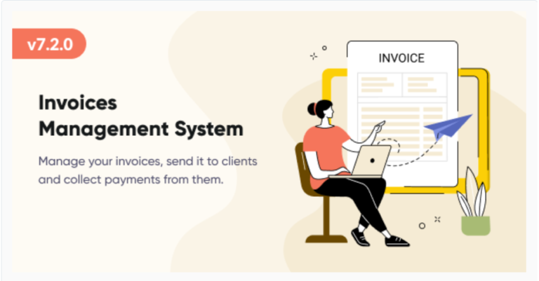 Invoices v7.2.2 – Laravel Invoice Management System – Accounting and Billing Management