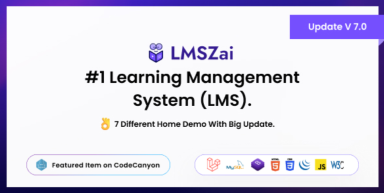 LMSZAI v7.0 – Learning Management System (Saas) – nulled