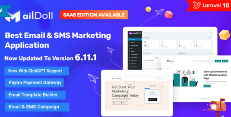 Maildoll v6.11.1 – Email Marketing Application – A SAAS Based Email Marketing Software