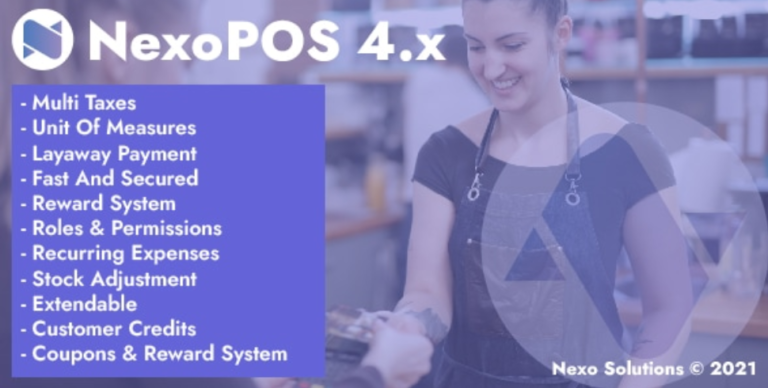 NexoPOS v5.2.5 – POS, CRM & Inventory Manager