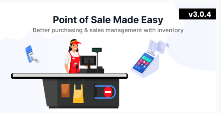 POS v3.0.4 – Ultimate POS system with Inventory Management System – Point of Sales – React JS – Laravel POS