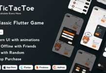 Tic Tac Toe v1.1.0 – The Classic Flutter Tic Tac Toe Game