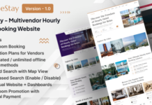 TimeStay v1.0 – Multivendor Hourly Hotel Booking Laravel Website (SAAS) – nulled