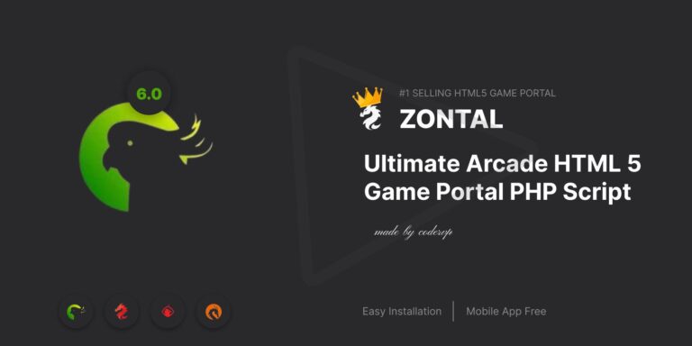 Zontal v3.0 – Arcade HTML 5 Game Portal PHP Script