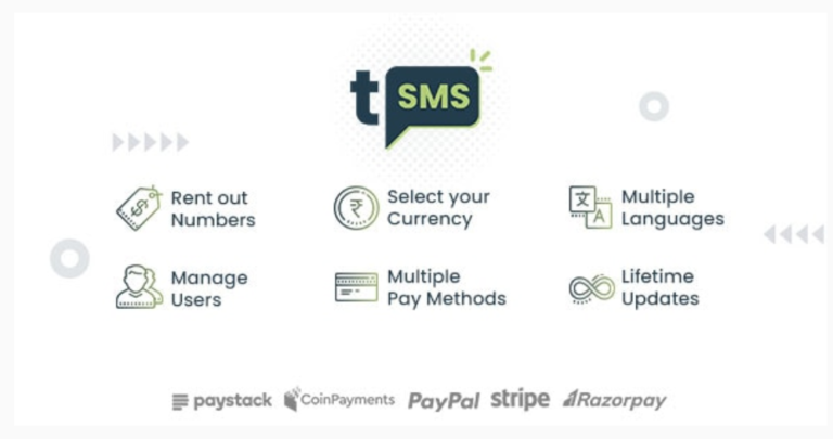 tSMS v2.8.2 – Temporary SMS Receiving System – SaaS – Rent out Numbers – nulled
