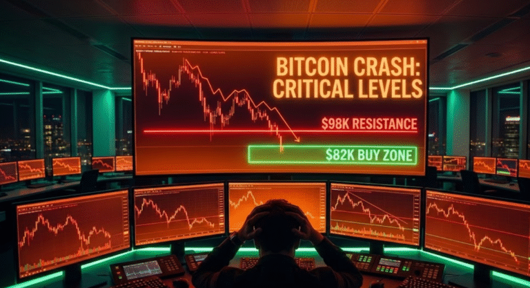 Bitcoin Crash Analysis: The Crucial $98k Resistance and My $82k Buy Zone