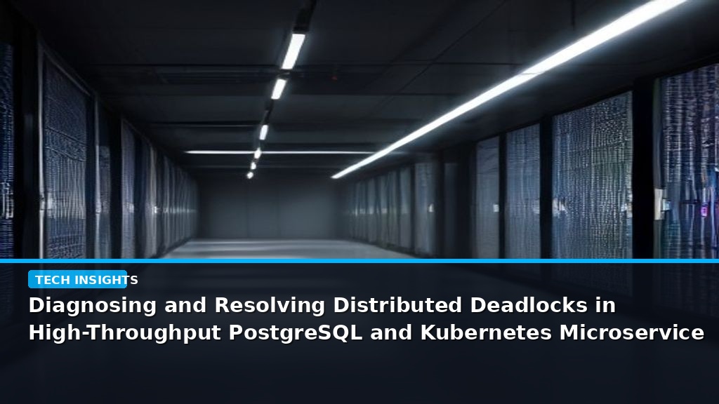 Diagnosing and Resolving Distributed Deadlocks in High-Throughput PostgreSQL and Kubernetes Microservice Architectures - editorial cover photograph