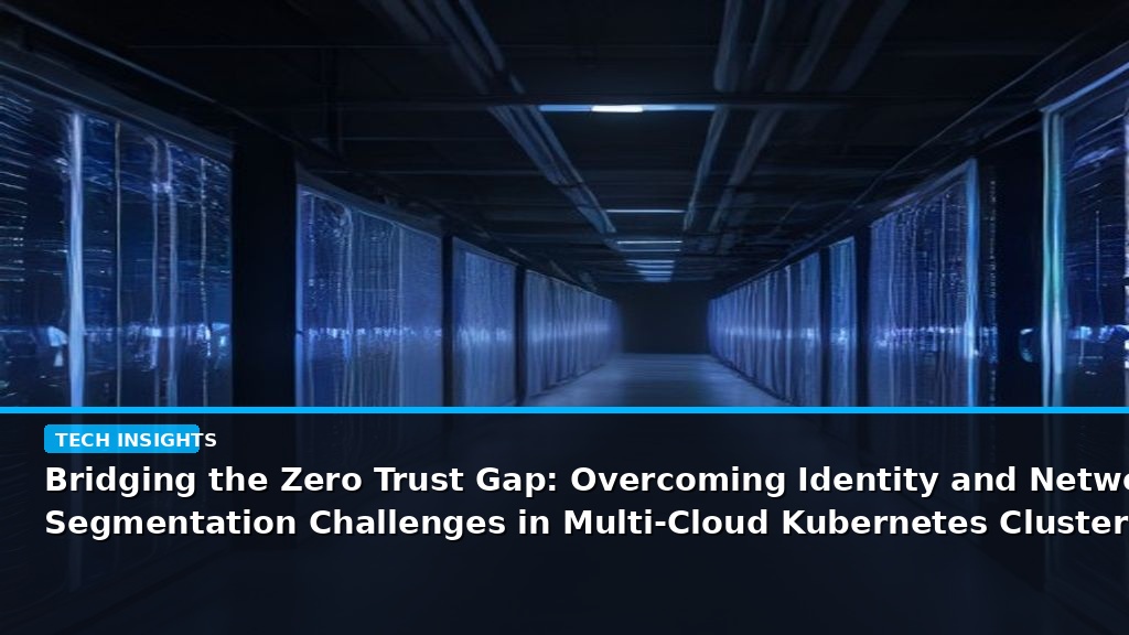 Bridging the Zero Trust Gap: Overcoming Identity and Network Segmentation Challenges in Multi-Cloud Kubernetes Clusters - editorial cover photograph