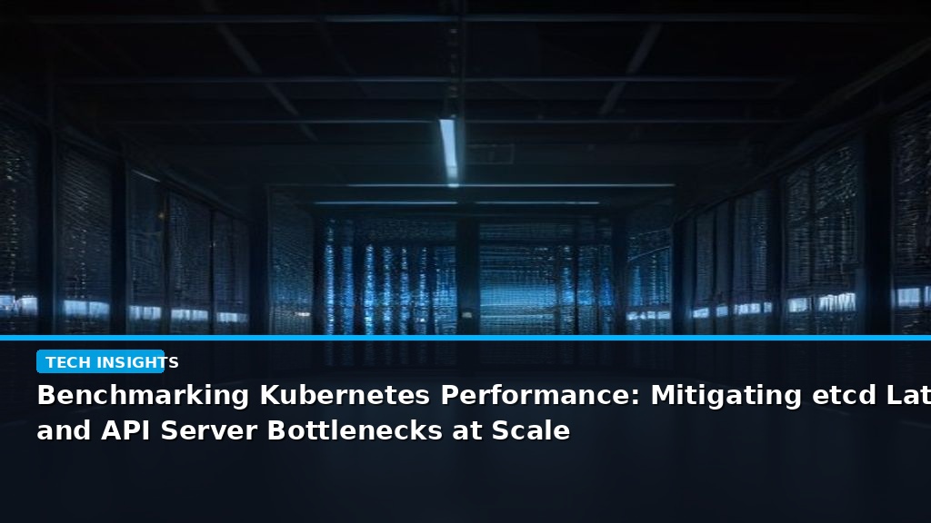 Benchmarking Kubernetes Performance: Mitigating etcd Latency and API Server Bottlenecks at Scale - editorial cover photograph