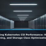 Benchmarking Kubernetes CSI Performance: IOPS Bottlenecks, Latency Tuning, and Storage Class Optimization - editorial cover photograph