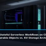 Deploying Stateful Serverless Workflows on Cloudflare Workers: Durable Objects vs. KV Storage Architecture - editorial cover photograph