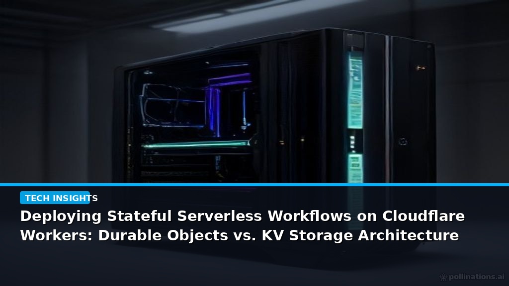 Deploying Stateful Serverless Workflows on Cloudflare Workers: Durable Objects vs. KV Storage Architecture - editorial cover photograph